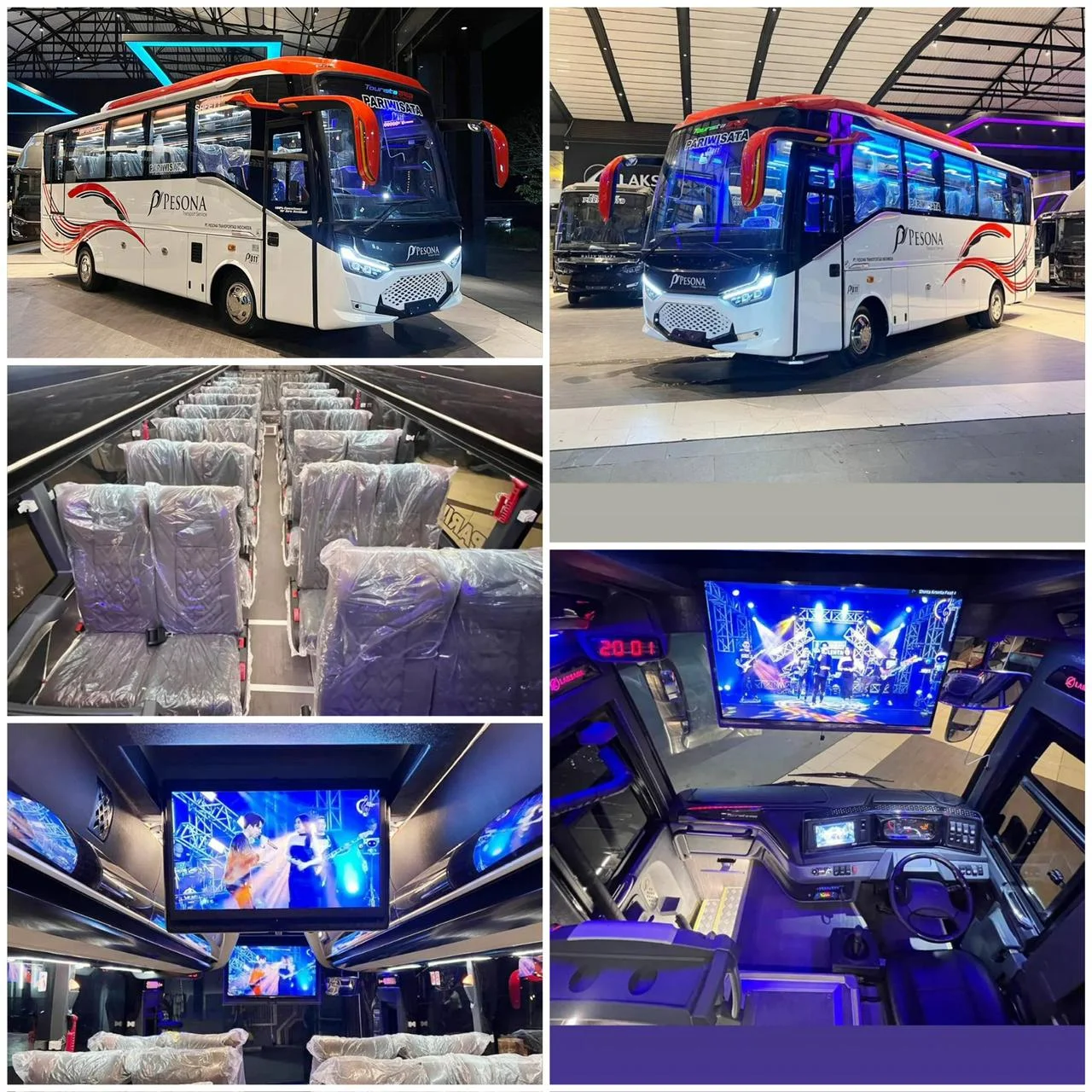 Bus Pariwisata - Tampak Samping